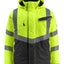 Winterjas 15535 - 1709 - hi-vis geel/zwart