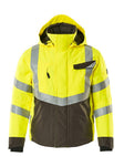 Winterjas 15535 - 1718 - hi-vis geel/donkerantraciet