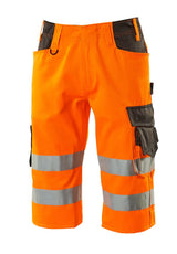 Korte werkbroek 15549 - 1418 - hi-vis oranje/donkerantraciet