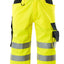 Korte werkbroek 15549 - 17010 - hi-vis geel/donkermarine