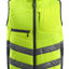 Wintervest 15565 - 17010 - hi-vis geel/donkermarine