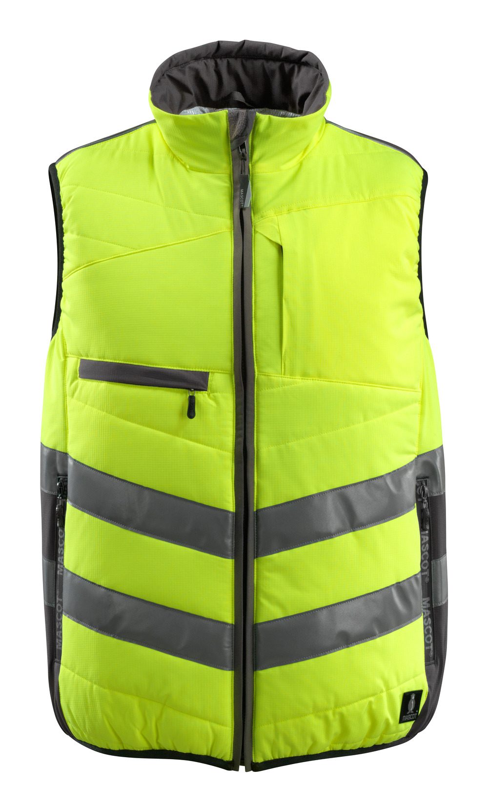Wintervest 15565 - 1718 - hi-vis geel/donkerantraciet