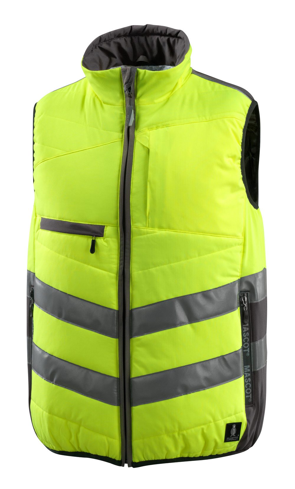 Wintervest 15565 - 1718 - hi-vis geel/donkerantraciet