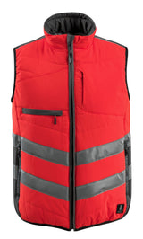 Wintervest 15565 - 22218 - hi-vis rood/donkerantraciet