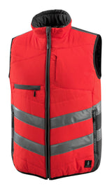 Wintervest 15565 - 22218 - hi-vis rood/donkerantraciet