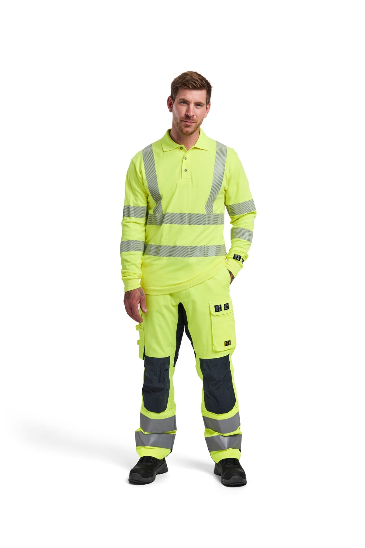Poloshirt High-Visibility Vlamvertragend Multinorm 3439