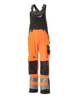 Amerikaanse overall met kniezakken 15569 - 1418 - hi-vis oranje/donkerantraciet