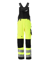 Amerikaanse overall met kniezakken 15569 - 1709 - hi-vis geel/zwart