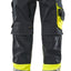 Broek met kniezakken 15679 - 01017 - donkermarine/hi-vis geel