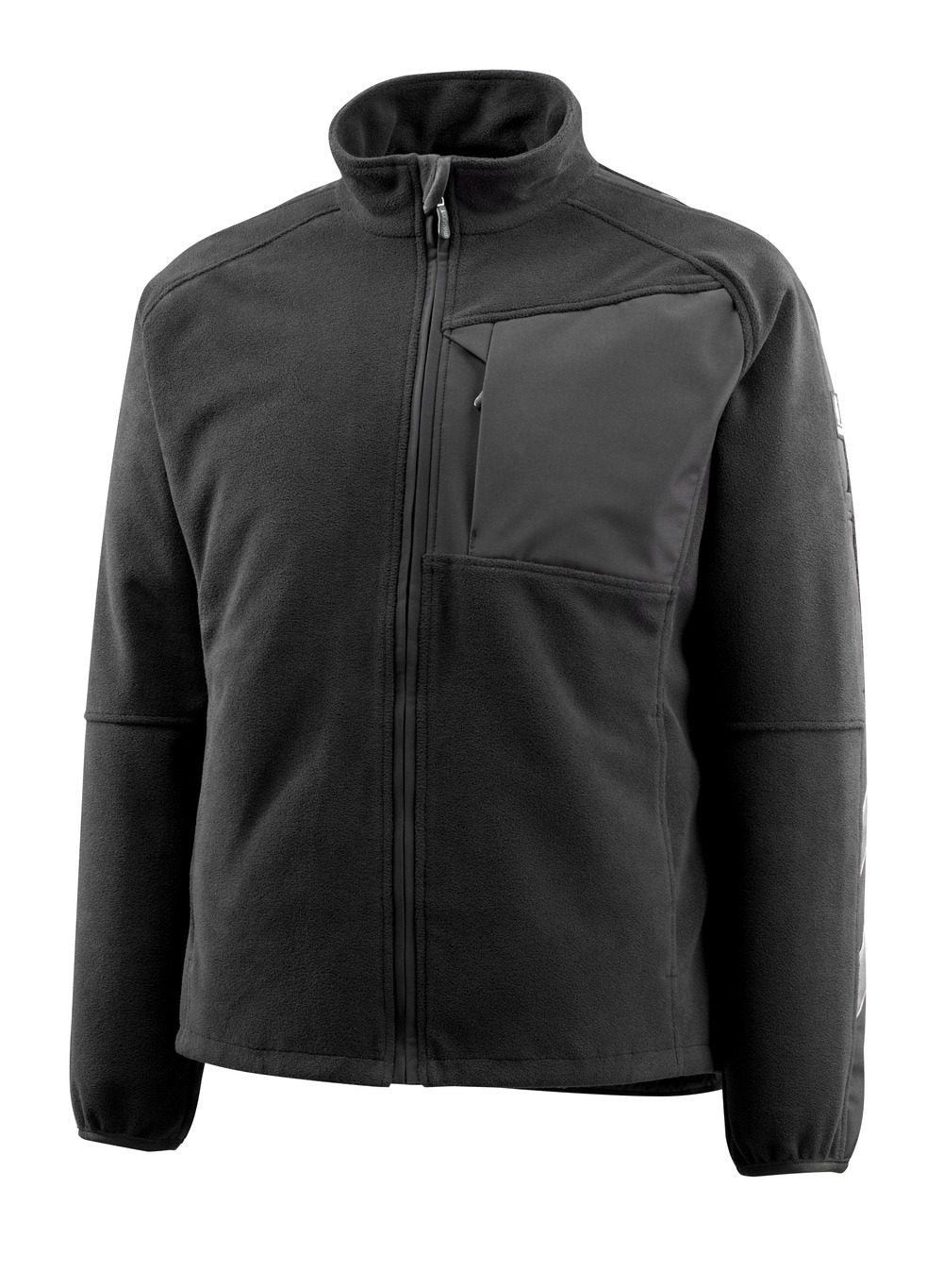 Fleecejas 15703 - 09 - zwart