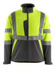 Softshell jas 15902 - 1718 - hi-vis geel/donkerantraciet