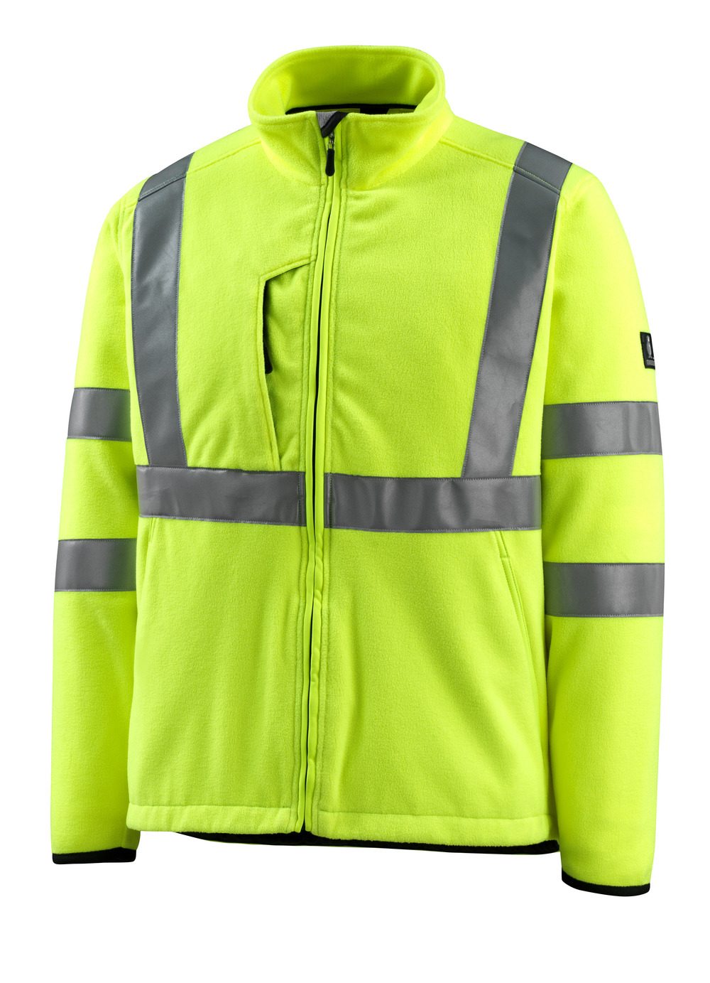 Fleecejack 15903 - 17 - hi-vis geel