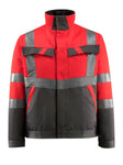 Jas 15909 - 22218 - hi-vis rood/donkerantraciet