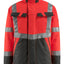 Winterjas 15935 - 22218 - hi-vis rood/donkerantraciet