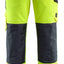 Broek met kniezakken 15979 - 17010 - hi-vis geel/donkermarine