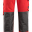 Broek met kniezakken 15979 - 22218 - hi-vis rood/donkerantraciet