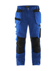 Werkbroek met gereedschapszakken 1555 - Korenblauw/Zwart