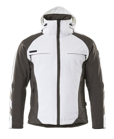 Winterjas 16002 - 0618 - wit/donkerantraciet