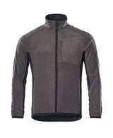 Fleecejack 16003 - 1809 - donkerantraciet/zwart