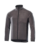 Fleecejack 16003 - 1809 - donkerantraciet/zwart