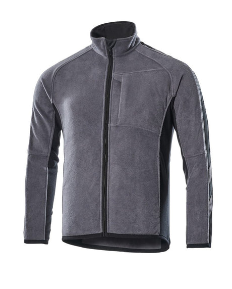 Fleecejack 16003 - 88809 - antraciet/zwart