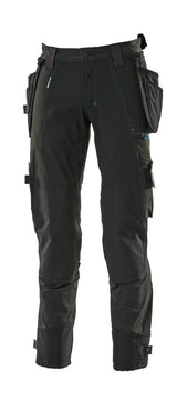 Broek met spijkerzakken 17031 - 09 - zwart