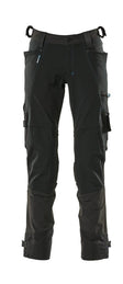 Broek met kniezakken 17079 - 09 - zwart