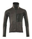 Fleecetrui met rits Advanced 17103 - 1809 - donkerantraciet/zwart