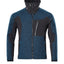 Gebreide jas met rits 17105 - 4409 - donkerpetrol/zwart