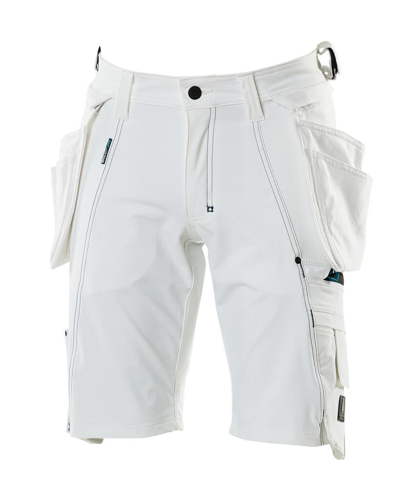 Korte broek met spijkerzakken Advanced 17149 - 06 - wit