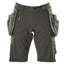 Korte broek met spijkerzakken Advanced 17149 - 18 - donkerantraciet