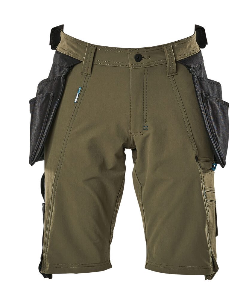 Korte broek met spijkerzakken Advanced 17149 - 33 - mosgroen