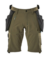 Korte broek met spijkerzakken Advanced 17149 - 33 - mosgroen