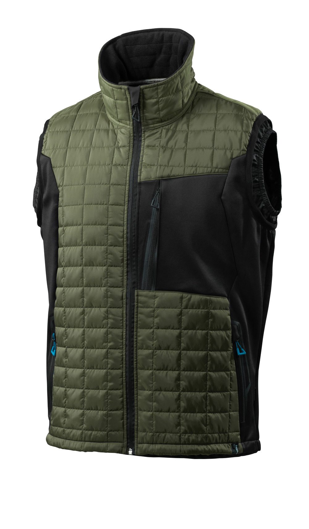 Thermobodywarmer 17165 - 3309 - mosgroen/zwart
