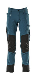 Broek 17179 - 44 - donkerpetrol