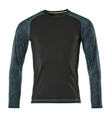 T-shirt lange mouwen 17281 - 09 - zwart