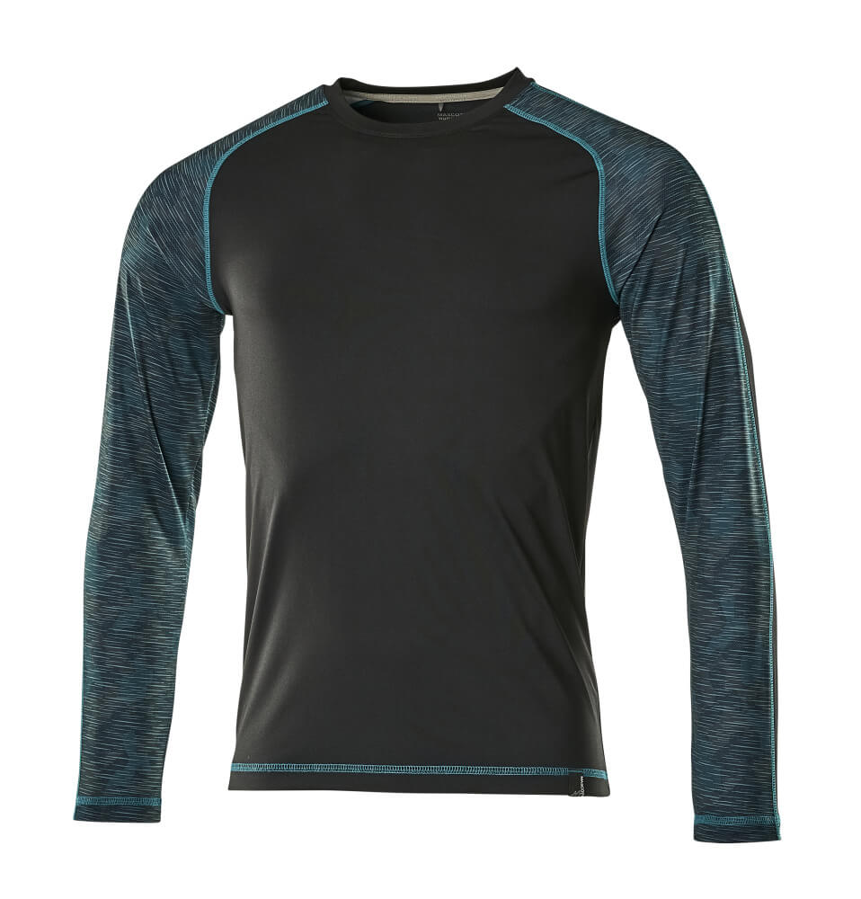 T-shirt lange mouwen 17281 - 09 - zwart