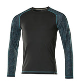 T-shirt lange mouwen 17281 - 09 - zwart