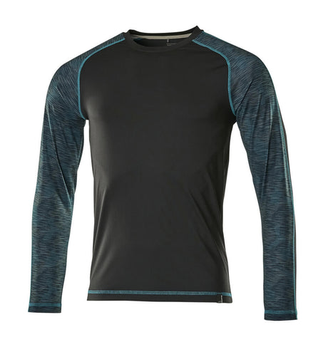 T-shirt lange mouwen 17281 - 09 - zwart