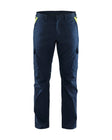 Werkbroek Industrie 1444 - Donker marineblauw/High Vis Geel
