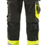 Broek met spijkerzakken 17531 - 0917 - zwart/hi-vis geel