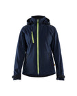 Softshell jack Dames 4719 - Donker marineblauw/High Vis Geel