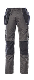 Broek 17631 - 1809 - donkerantraciet/zwart