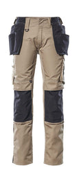 Broek 17631 - 5509 - lichtkhaki/zwart