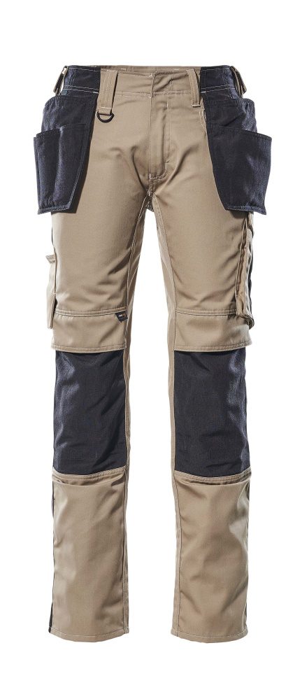 Broek 17631 - 5509 - lichtkhaki/zwart