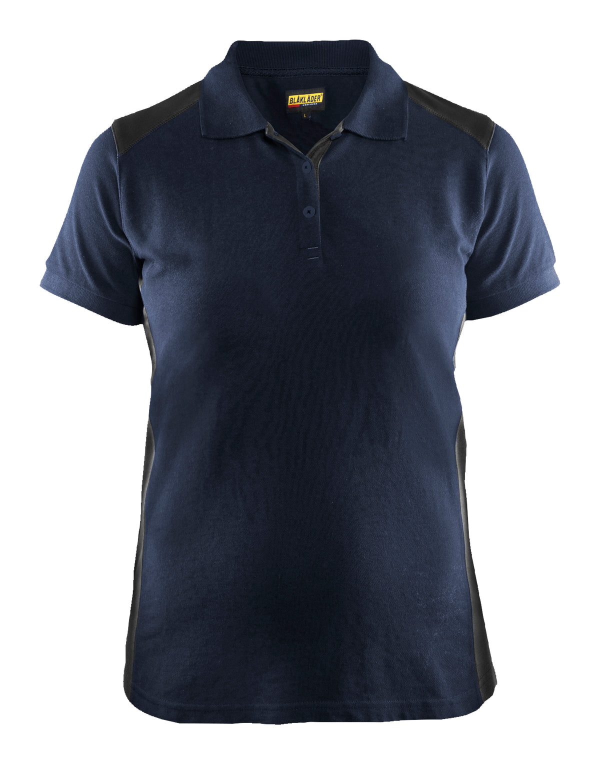 Poloshirt Dames 3390 - Donker marineblauw/Zwart