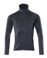 Fleecetrui met korte rits 18003 - 010 - donkermarine