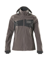 Shelljas met capuchon Accelerate Dames 18011 - 1809 - donkerantraciet/zwart