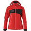 Shelljas met capuchon Accelerate Dames 18011 - 20209 - signaalrood/zwart
