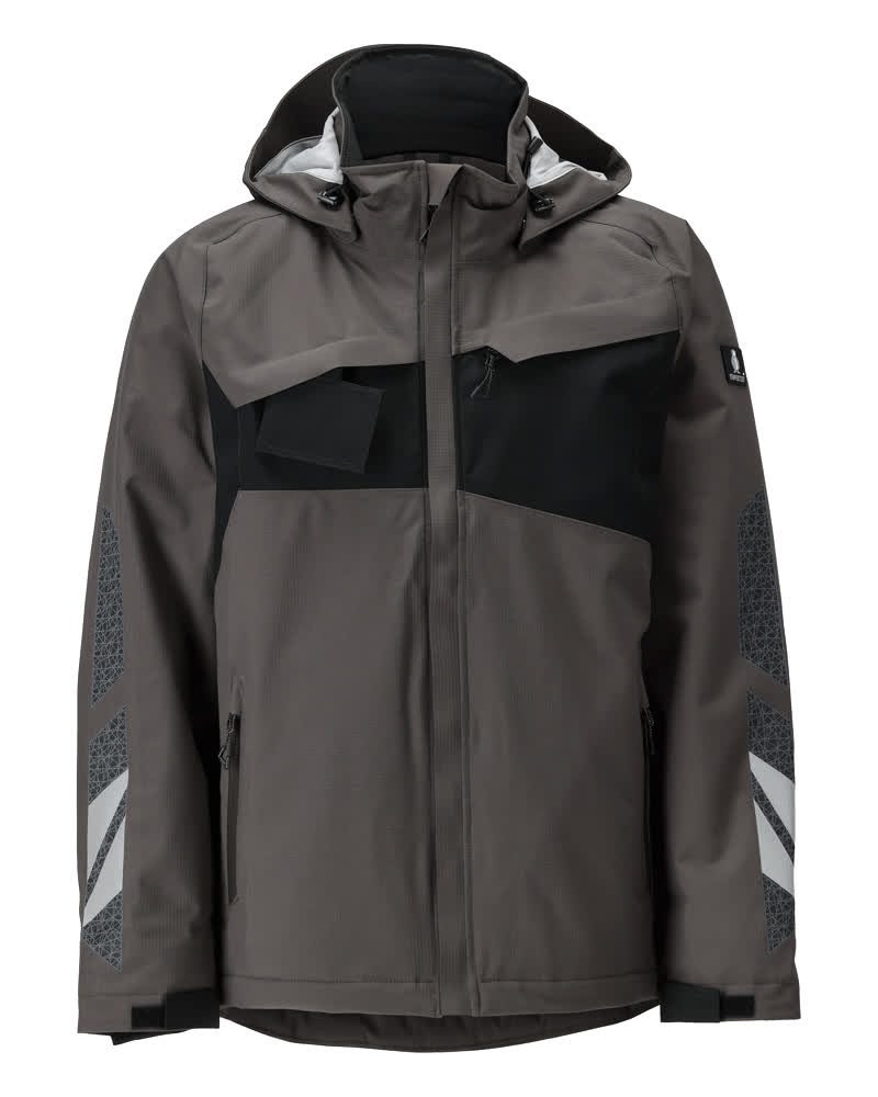 Winterjas Accelerate 18035 - 1809 - donkerantraciet/zwart